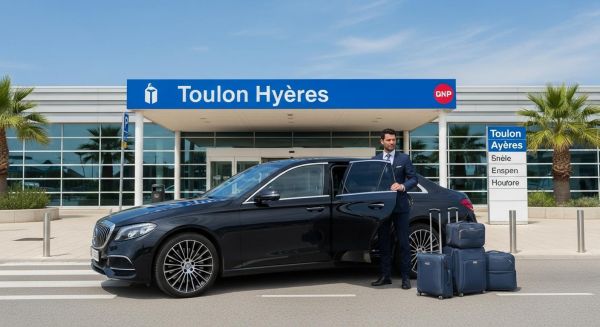 La voiture avec chauffeur aéroport de Toulon Hyères : le service sur-mesure pour vos transferts